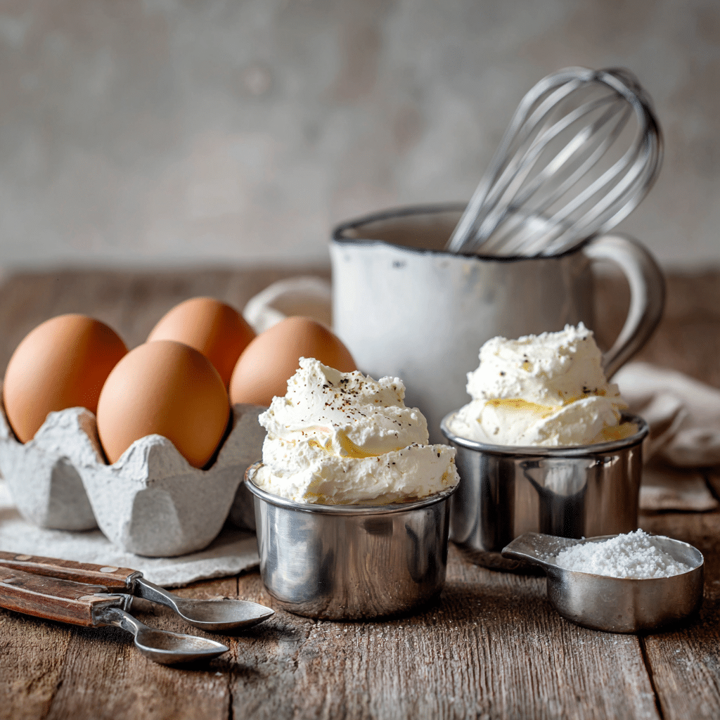 2 Ingredient Keto Bread: The Ultimate Quick Low-Carb Fix 7 eggs and cream cheese for keto bread
