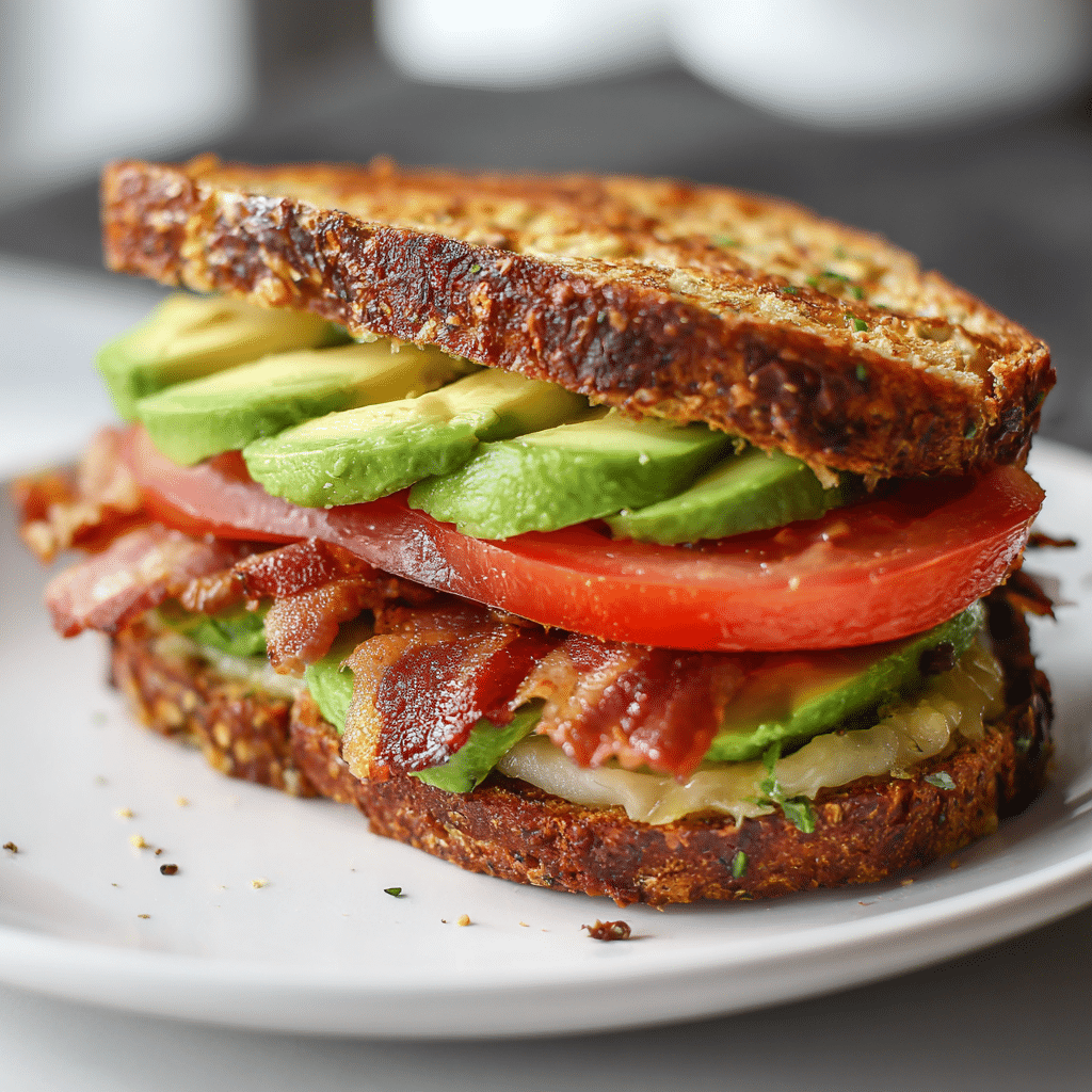 2 Ingredient Keto Bread: The Ultimate Quick Low-Carb Fix 8 keto bread sandwich with avocado