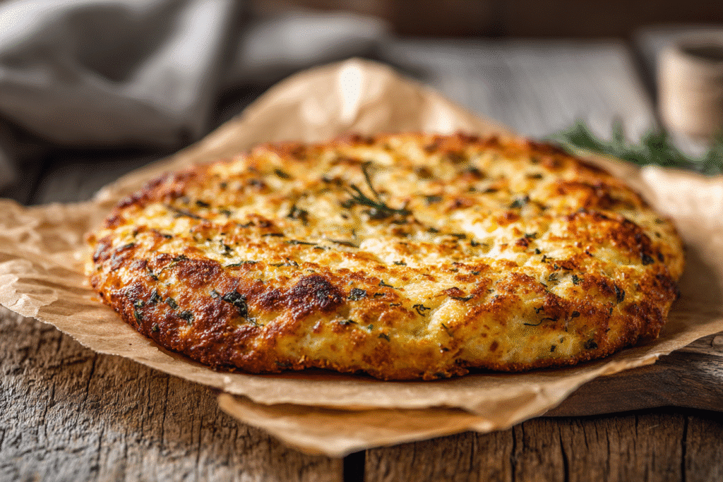 Keto Cottage Cheese Flatbread – High-Protein, Low-Carb, Totally Delicious 5 Keto Cottage Cheese Flatbread fresh from oven