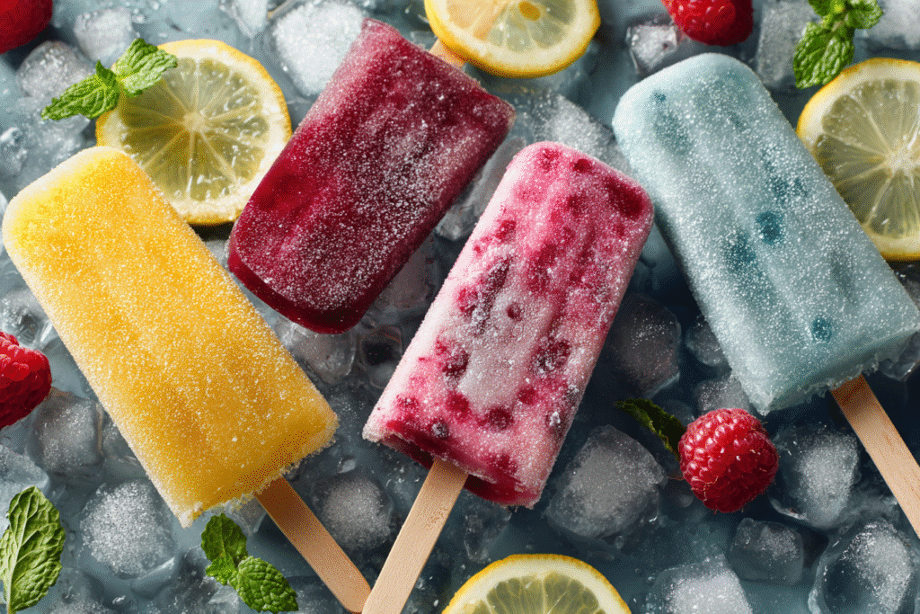 Keto Electrolyte Popsicles: Smart, Hydrating & Guilt-Free Summer Treat 5 Keto Electrolyte Popsicles with Citrus and Mint