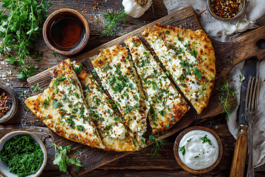 Keto Cottage Cheese Flatbread – High-Protein, Low-Carb, Totally Delicious 8 Serving keto cottage cheese flatbread slices