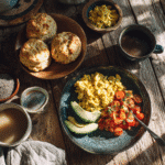 Vegan Keto Breakfast Recipes That Actually Satisfy 6 Vegan keto breakfast spread on rustic table