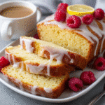 Keto Lemon Pound Cake: Ultimate Moist Low-Carb Recipe 6 sliced keto lemon pound cake served